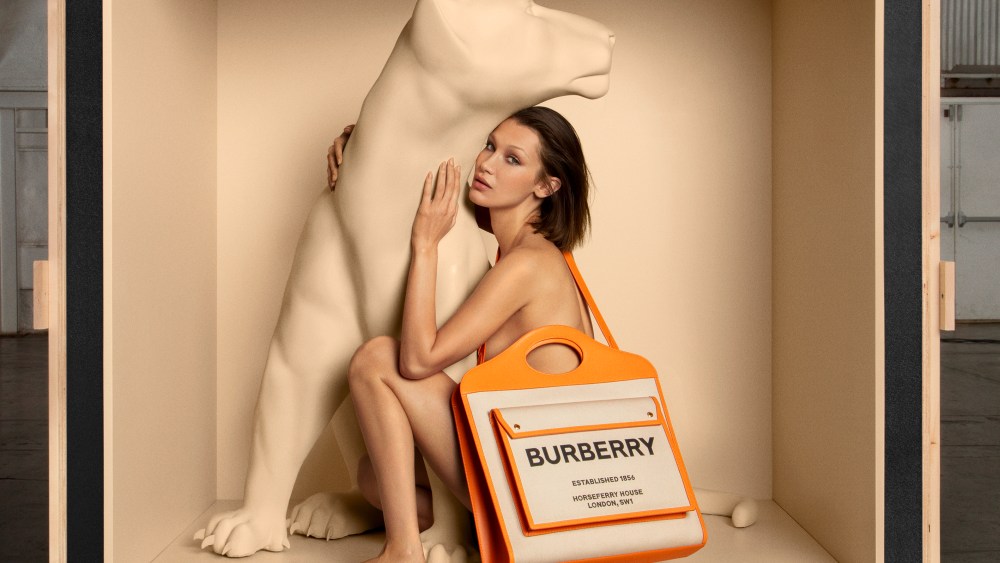 Burberry's first bag campaign