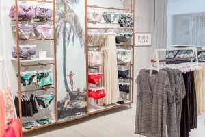 Bikini Village's redesigned store at Promenades St-Bruno shopping center in Montreal.