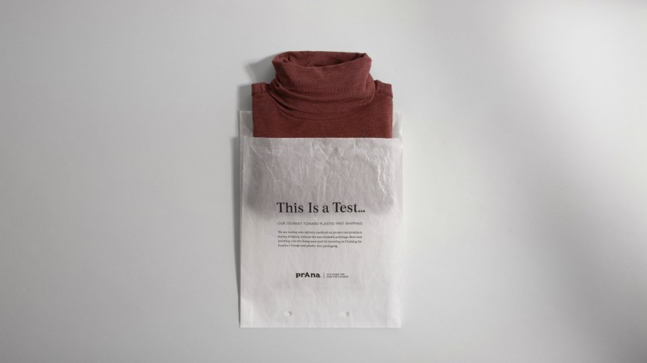Prana is launching a Responsible Packaging Movement that dovetails with its own commitment to eliminate plastic from its consumer packaging.