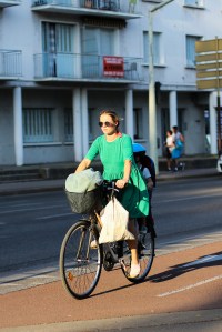 A street style look from Annecy.