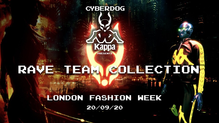 Fashion brands Cyberdog and Kappa unveil a new streetwear collection during a live virtual reality show during London Fashion Week.