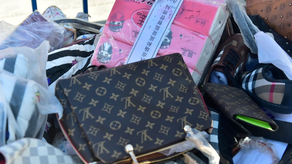 The counterfeits of luxury bags are to be smashed on the World Consumer Rights Day.