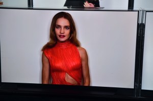 Front row at Balmain RTW Spring 2021.