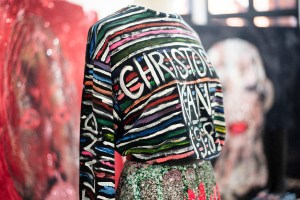 Details from Christopher Kane's spring 2021 collection.
