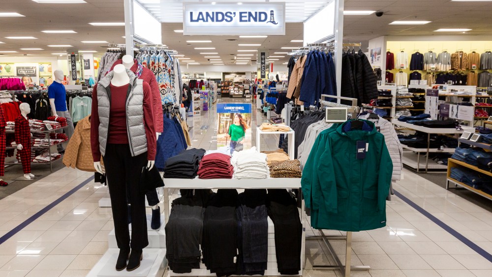 Kohl's is piloting Lands' End presentations inside 150 stores.