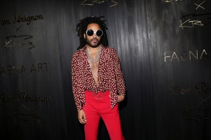 Lenny Kravitz at Art Basel in 2019 best style and fashion outfits.