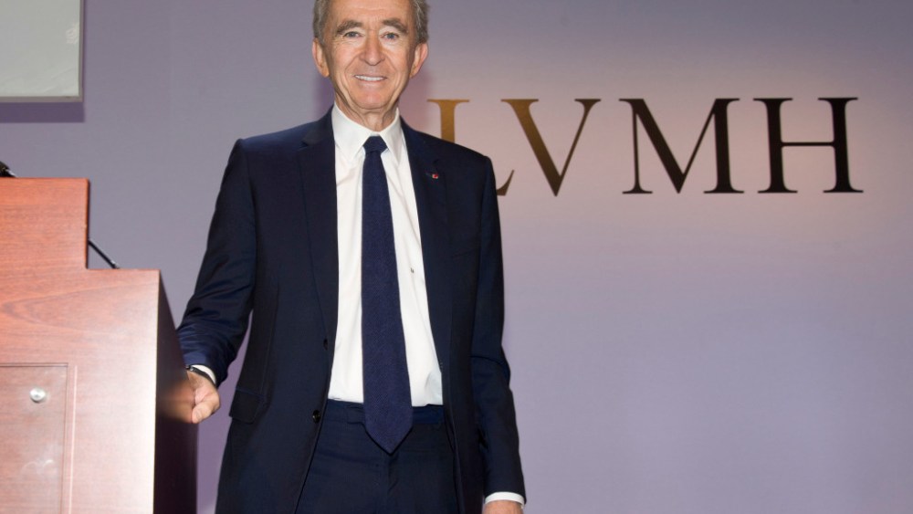 LVMH chief Bernard Arnault.