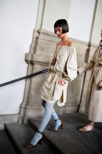 Backstage at Max Mara RTW Spring 2021