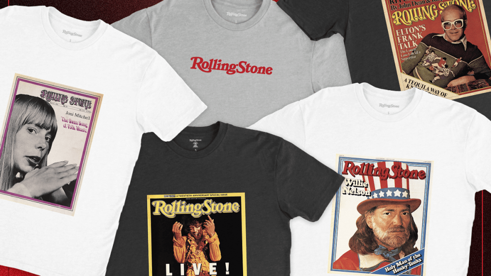 Rolling Stone Magazine Just Launched These Limited Collection T-shirts