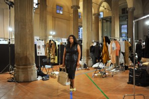 Backstage at Salvatore Ferragamo RTW Spring 2021