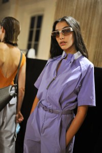 Backstage at Salvatore Ferragamo RTW Spring 2021