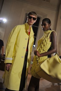 Backstage at Salvatore Ferragamo RTW Spring 2021