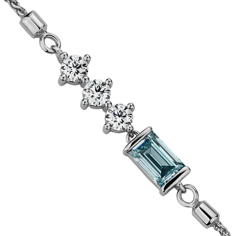 Lightbox diamonds in a new bracelet design to be sold through Blue Nile.