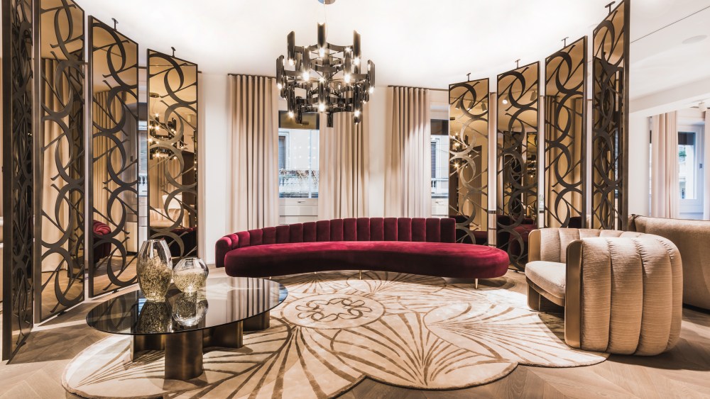 Elie Saab Maison showroom in Milan