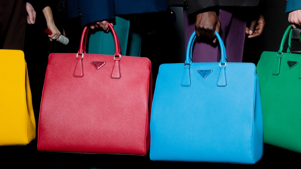 Prada leather bags