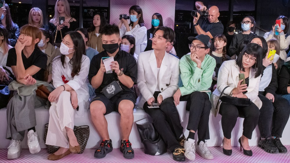Rehearsal for the Shushu/Tong runway show.