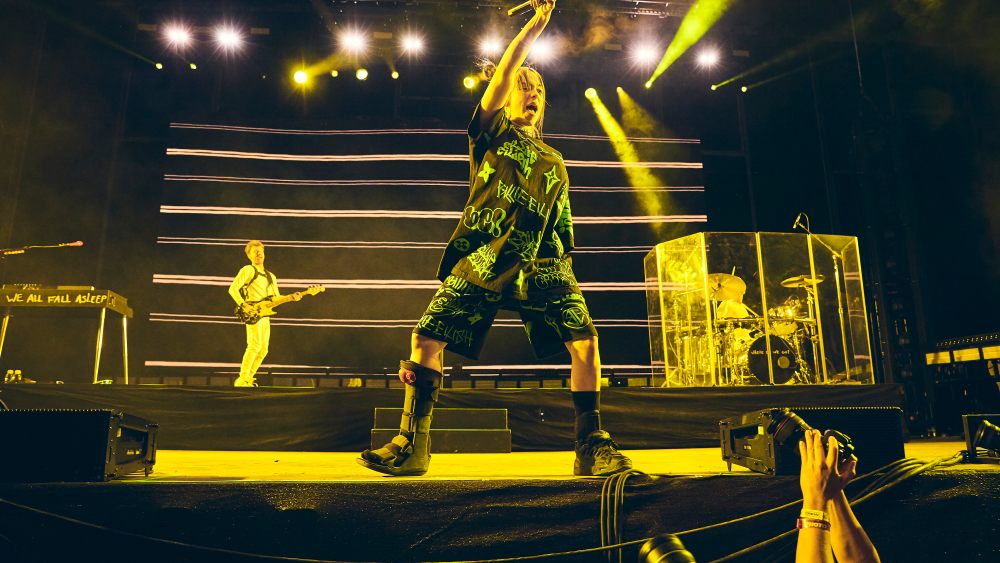 Billie Eilish at Life Is Beautiful festival in Las Vegas, NV, USA on Sept 20, 2019.