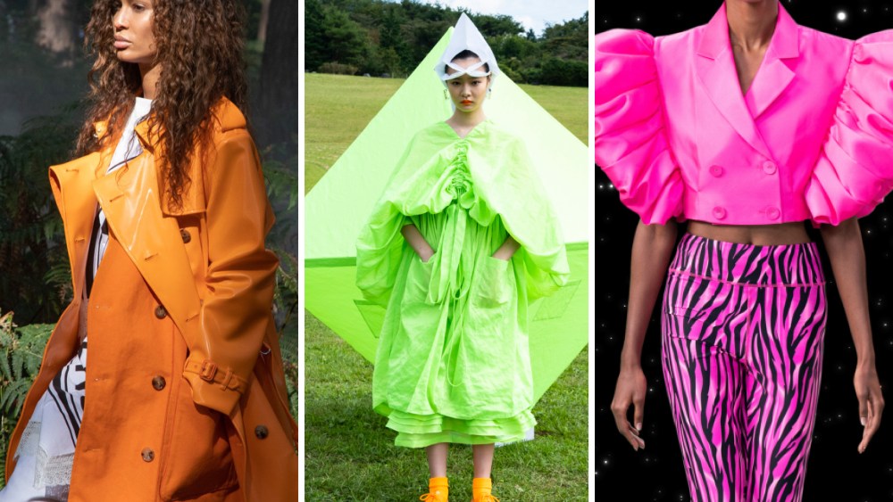 Calming and practical neutrals, soft pastels and invigorating jolts of saturated hues are all on fashion's S/S ’21 color card.