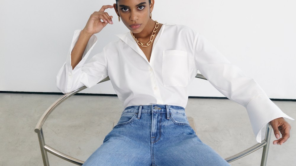 Frame, the celebrity-loved denim brand, debuted its first-ever jewelry line in collaboration with ethically sourced jewelry label Mejuri.
