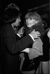 Kenzo and Sonia Rykiel at the opening of The Palace nightclub in Paris, 1978.