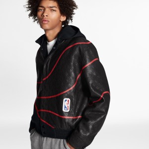 A look from the Louis Vuitton x NBA capsule collection