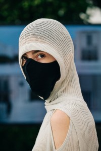 Backstage at Rick Owens' RTW Spring 2021 show.