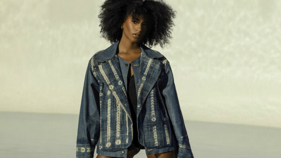 Los Angeles designer and manufacturer Moustapha Ndiaye released a new line of luxury women's apparel made from West Africa-sourced fabrics.