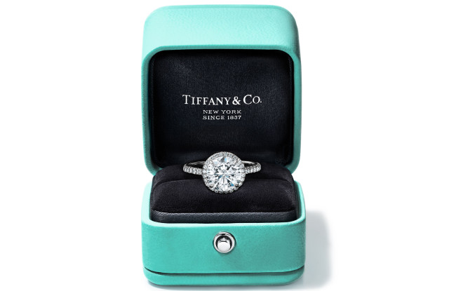 Tiffany blue box diamond ring