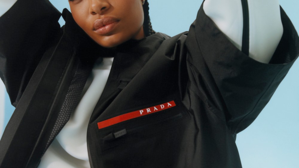 Yara Shahidi for the Prada Linea Rossa fall 2020 ad campaign.