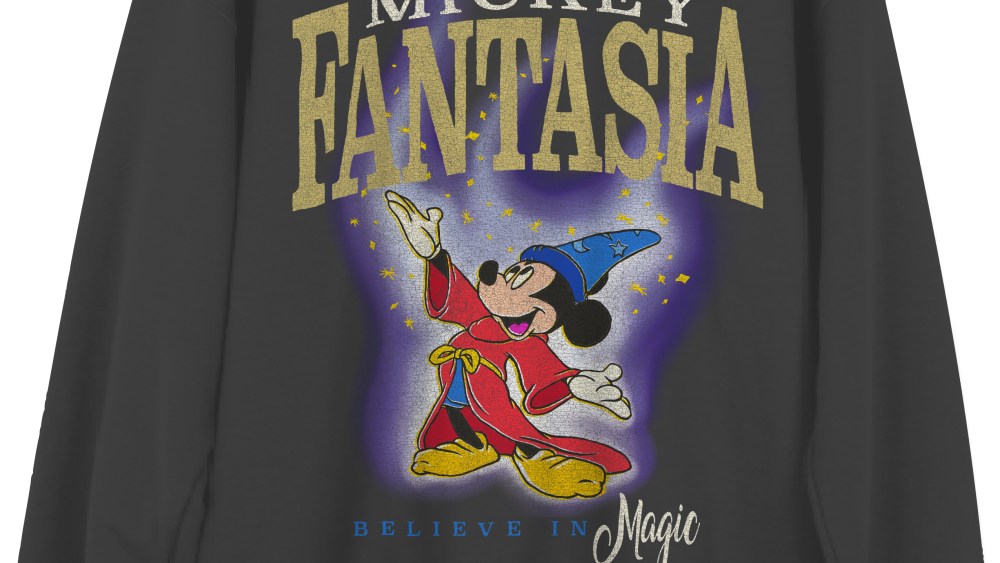 A "Fantasia" sweatshirt as part of a limited-edition collection for Urban Outfitters.