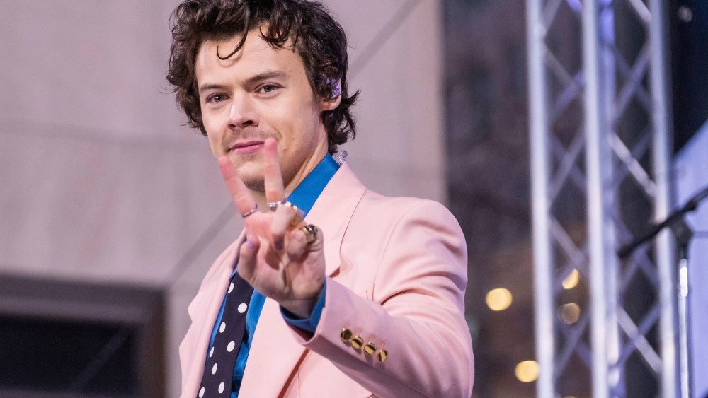 Harry Styles performs on NBC's Today show at Rockefeller Plaza on Wednesday, Feb. 26, 2020, in New York. (Photo by Charles Sykes/Invision/AP)