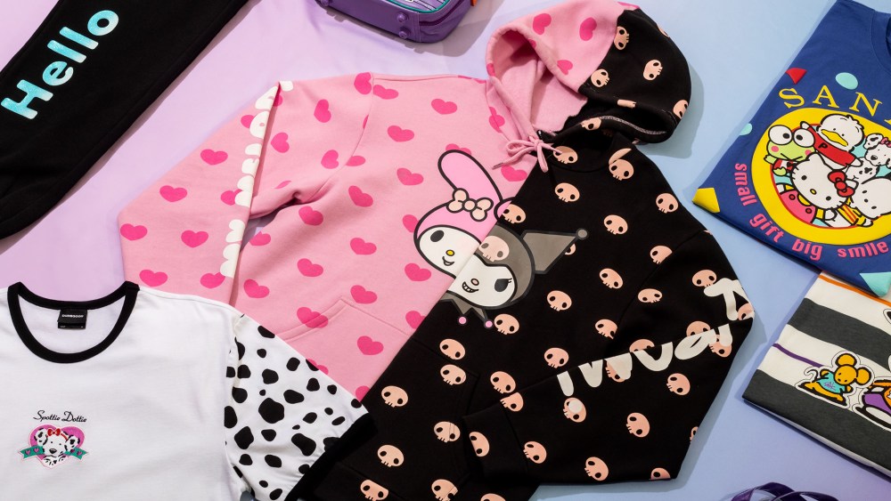 Pieces from Sanrio and Dumbgood’s Hello Kitty Capsule.