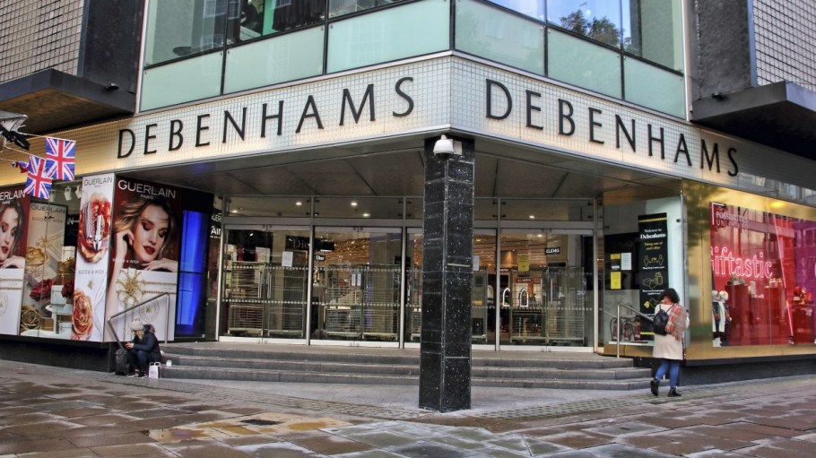 JD Sports said to be in talks for the bankrupt Debenhams business, which in April entered its second bout of insolvency within one year.