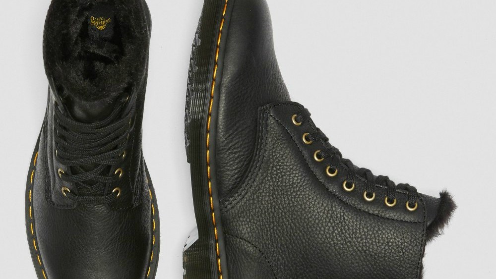Dr. Martens' 1460 Pascal Faux Fur Lined Boot was one of three new faux fur additions this season