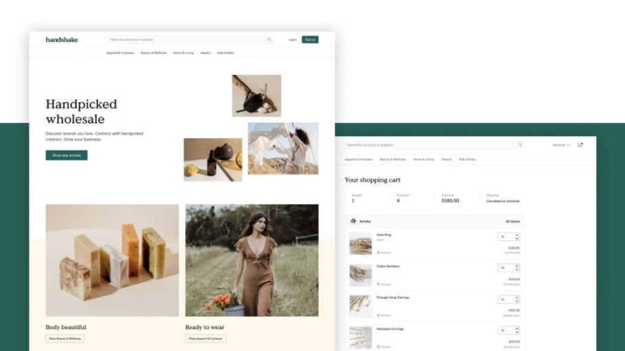 Shopify launched its wholesale marketplace Handshake