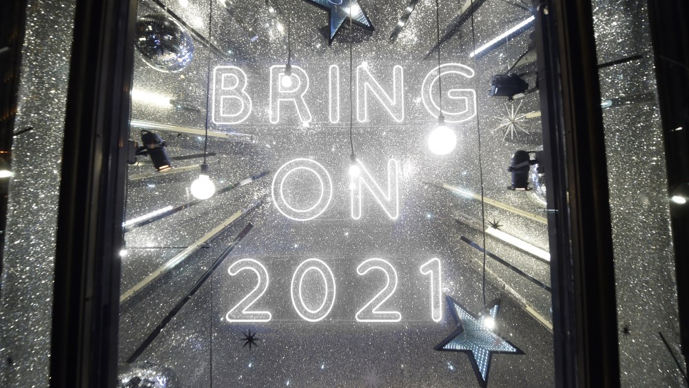Harvey Nichols Lights Up Christmas Windows, but Few Are There to See