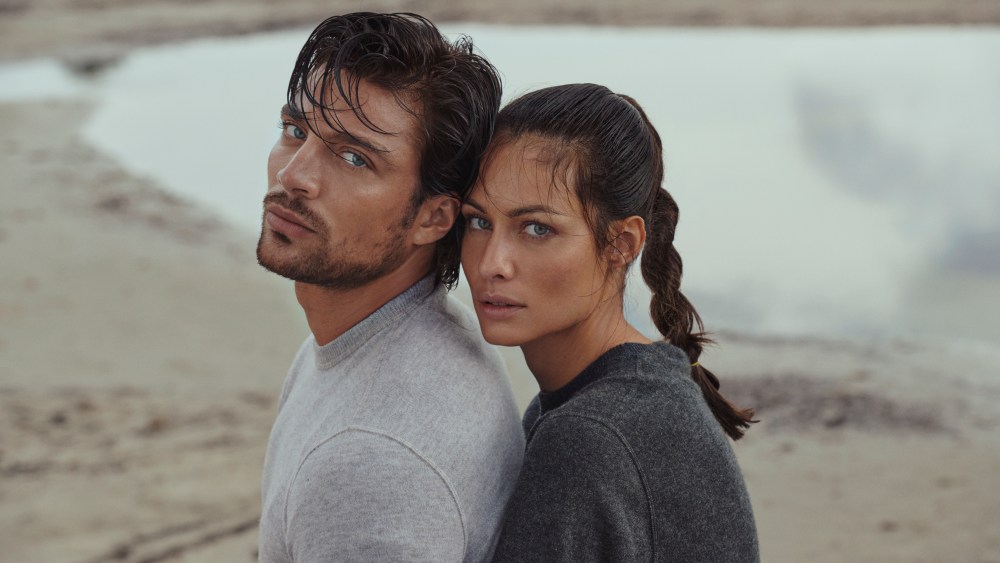 A picture from the Kampos ad campaign shot in Costa Smeralda, Italy.