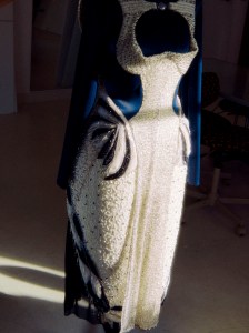 Details at Marine Serre's studio.
