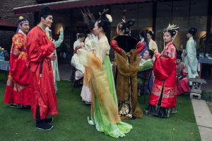 Attendees at a Hanfu gathering in Shanghai.