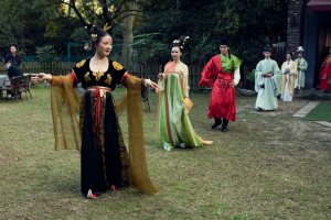 Attendees at a Hanfu gathering in Shanghai.