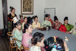Attendees at a Hanfu gathering in Shanghai.
