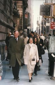 Beppe Modenese and Laura Biagiotti.