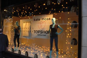 A window display at Topshop, NYC.