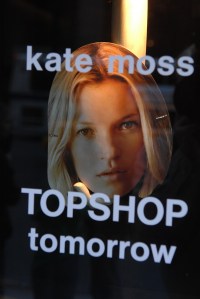 A window display at Topshop, NYC.