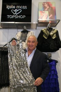 Arcadia Group owner Sir Philip Green at Topshop SoHo.