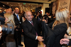 Sir Philip Green in 2010 at a Topshop event.