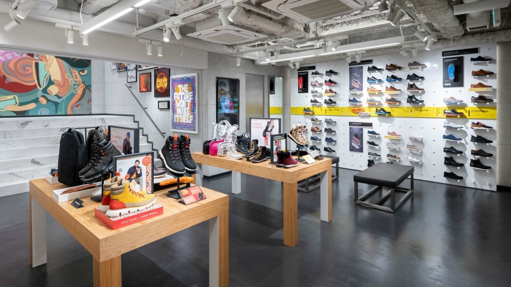 Located in Tokyo’s Harajuku district, Grandshop Cat Street sells a range of Cole Haan footwear, such as Zerogrand Performance Running shoes.