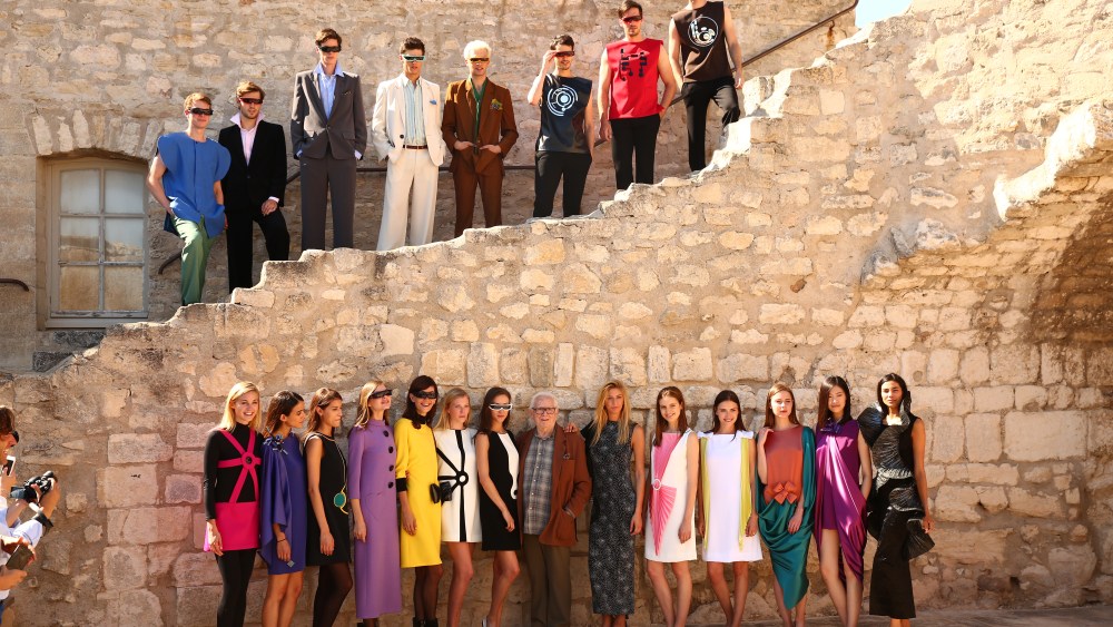 Pierre Cardin at Castle of Lacoste