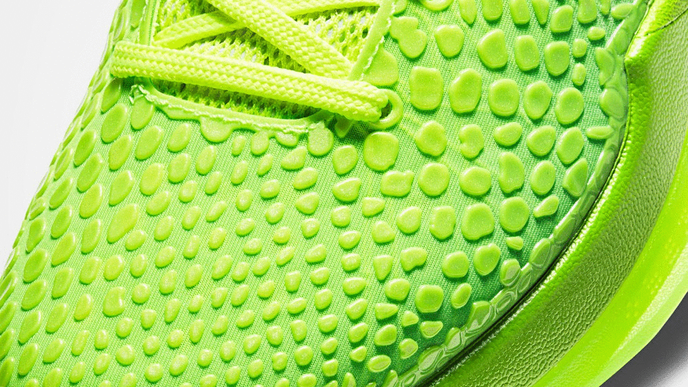 The Grinch sneaker lands nearly 10 years after late NBA legend and Olympic gold medalist Kobe Bryant debuted the scaly, bright-green kicks.