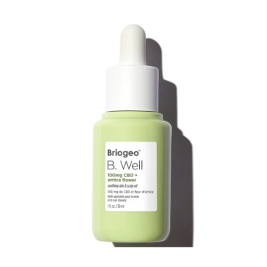 briogeo b well scalp oil cbd hair products